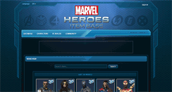 Desktop Screenshot of marvelheroes.info